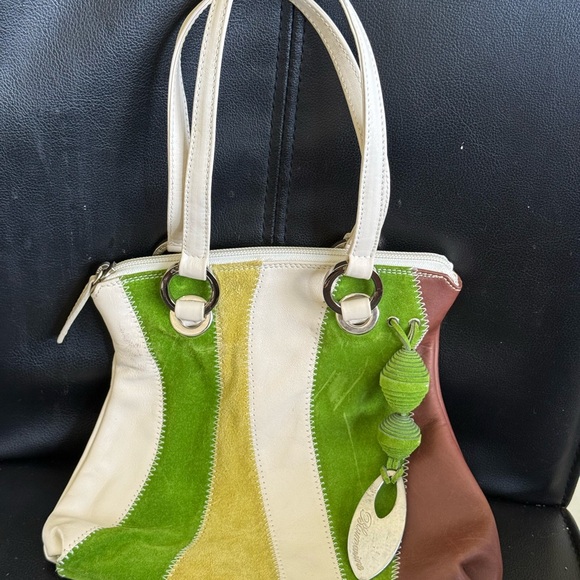 Stylish Green and White Women's Blumarine Bag - Picture 2 of 8